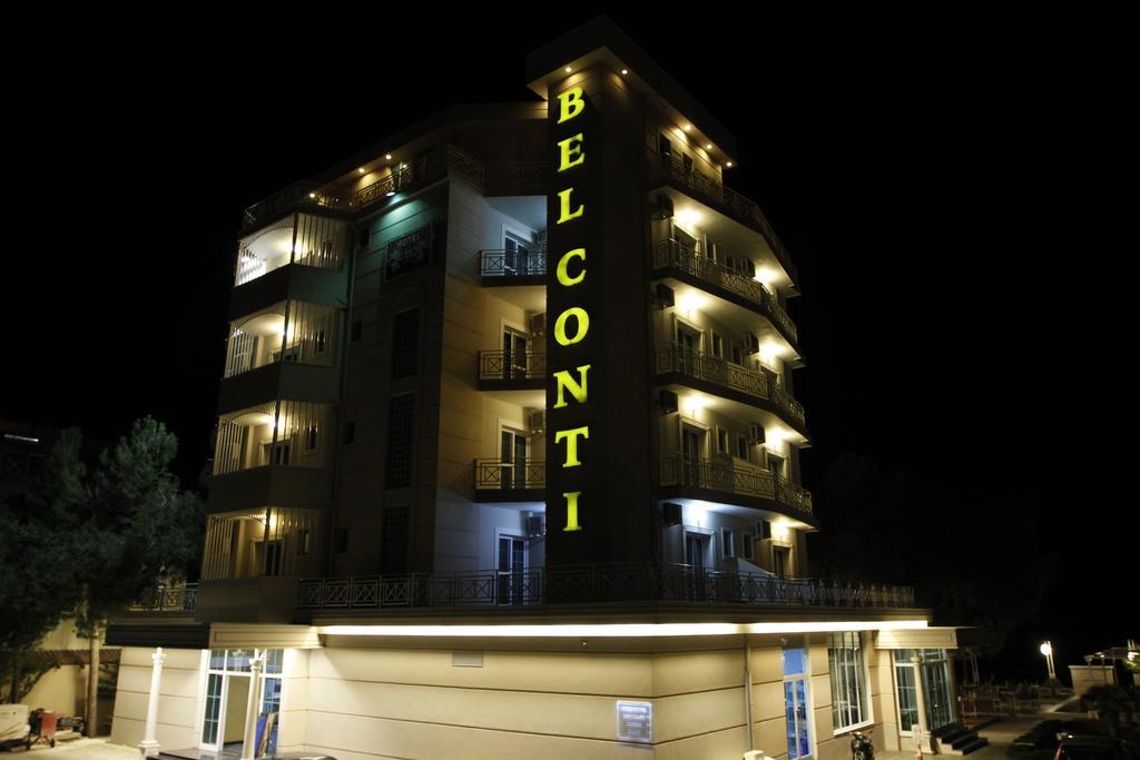 Bel Conti Hotel Durres Bagian luar foto